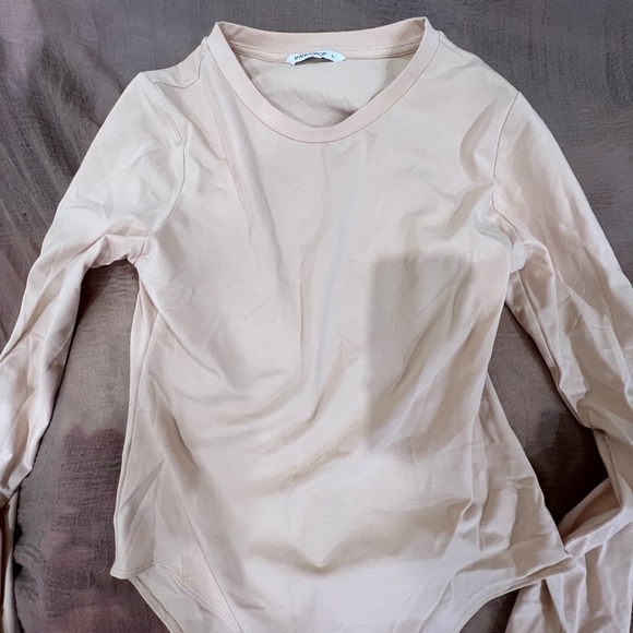 MANGOPOP NUDE LONG SLEEVE BODYSUIT. BRAND NEW - Picture 4 of 4